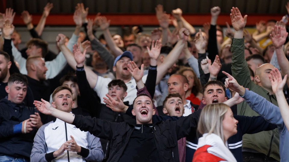 Swansea City supporters